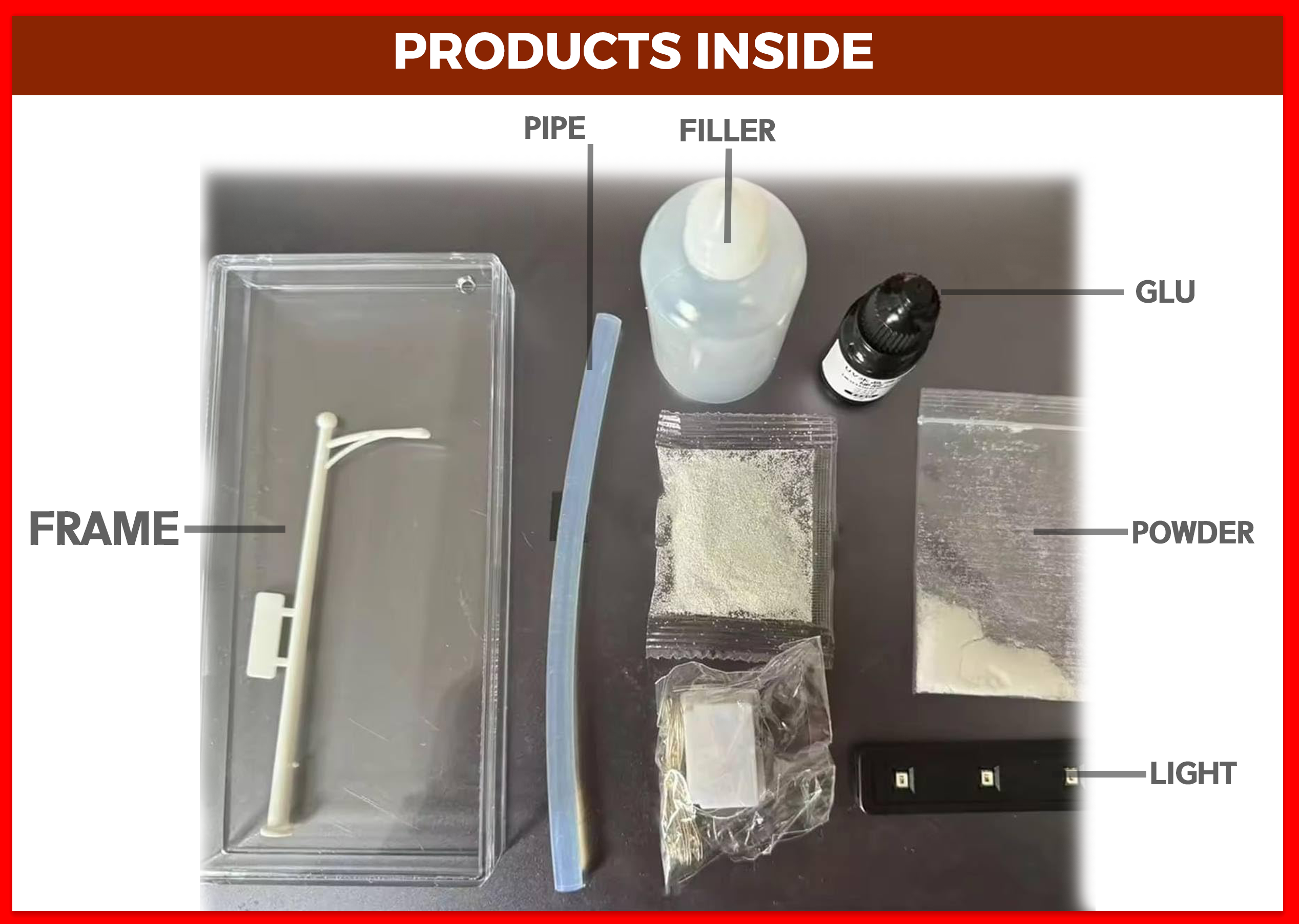 Snowy Night Street Lamp